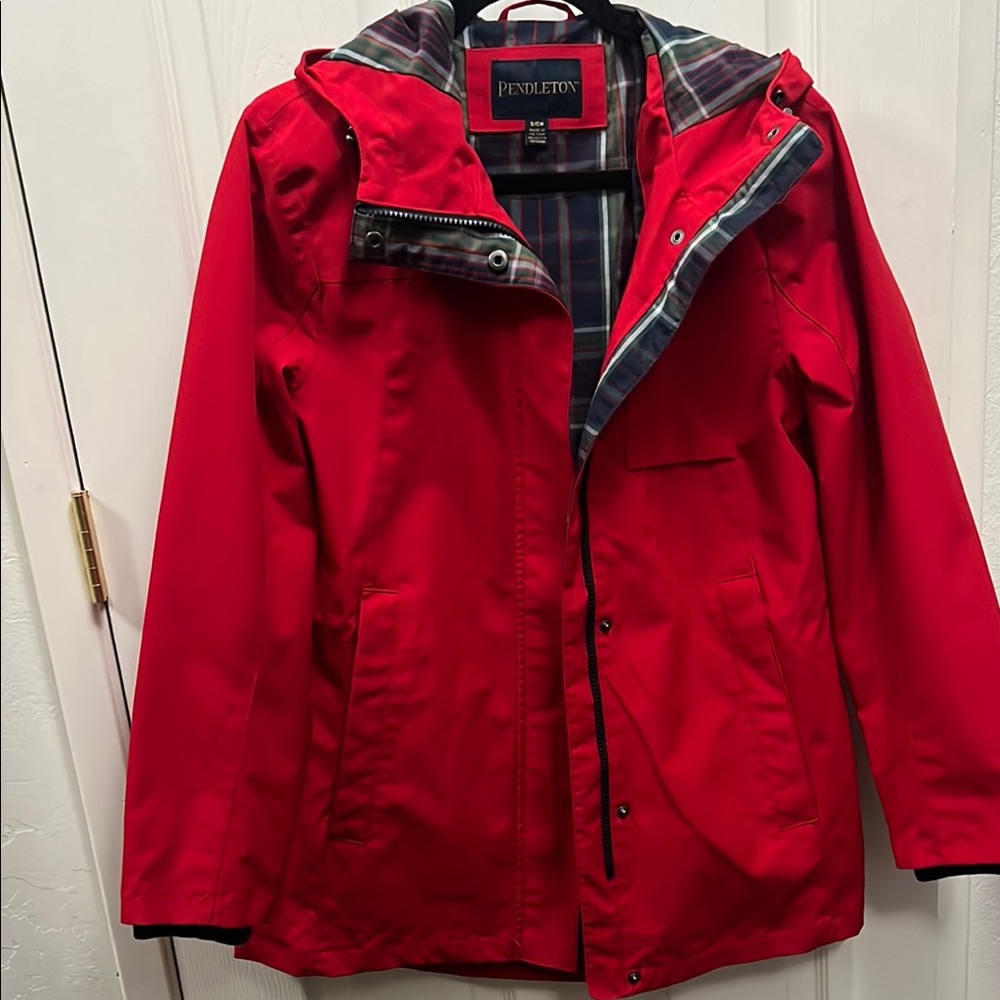 Pendleton Red Hooded Jacket - image 1